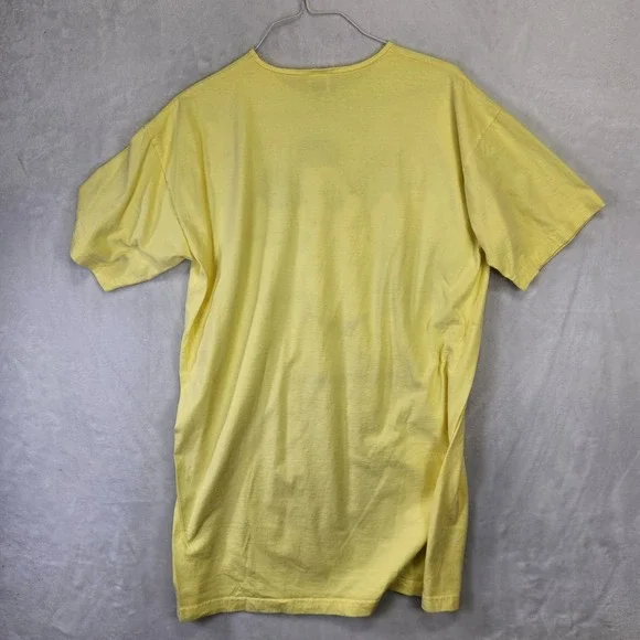 Disney Mickey Mouse I Live For Mornings Yellow Sleep Shirt One Size AB1940 - Picture 7 of 7